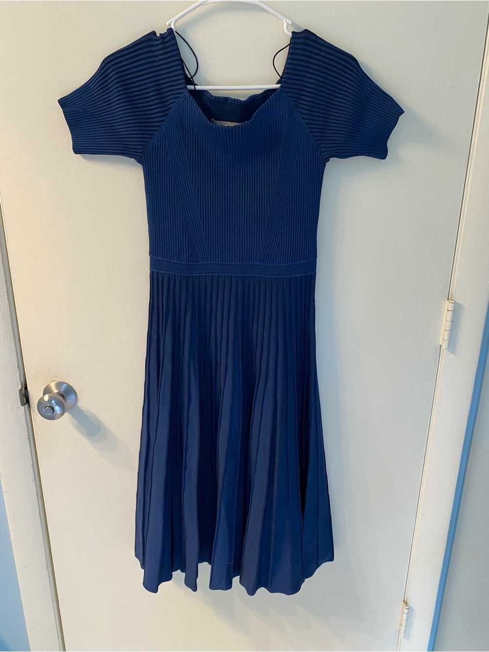 Jason Wu Knit Scoop Neck Fit-and-Flare Dress Size XS